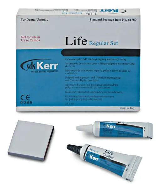 LIFE Hydroxide de calcium coffret pate 12gr + catalyseur 12gr - 61769 - Kerr