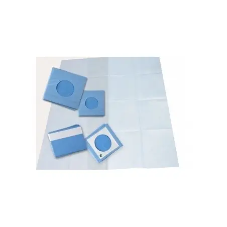 CHAMPS STERILE 75X90 CM AVEC ADHESIF (50) - L12103B -  MEDISTOCK