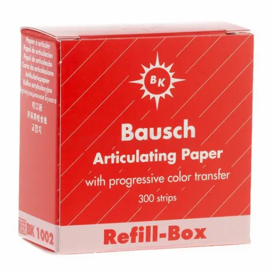 BK1002 PAPIER A ARTICULER ROUGE RECHARGE - BAUSCH