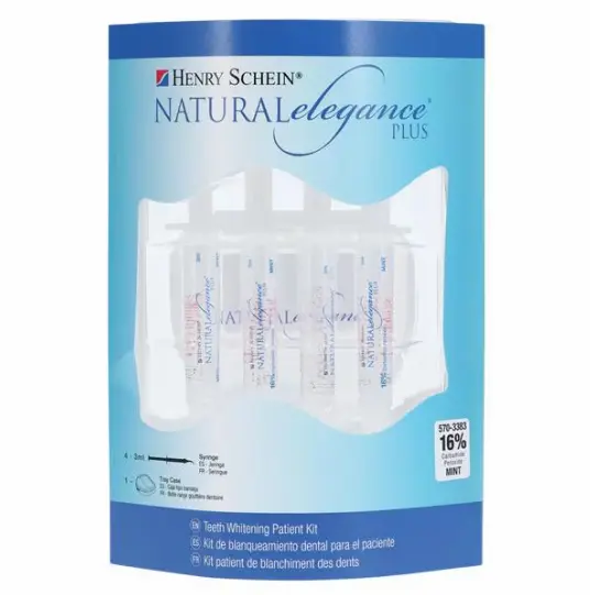 BLANCHIMENT NATURAL ELEGANCE - AT HOME 16% 4x3ML+étui -900-4449- H. SCHEIN