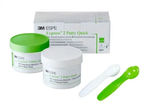 EXPRESS 2 PUTTY prise rapide (base 300 ml + catalyseur 300 ml + cuillères) - 3M