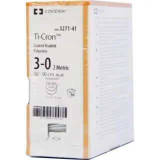 Fil de suture TI.CRON (NR) 3-0 3-8C 19MM (36) 75CM - IPP PHARMA