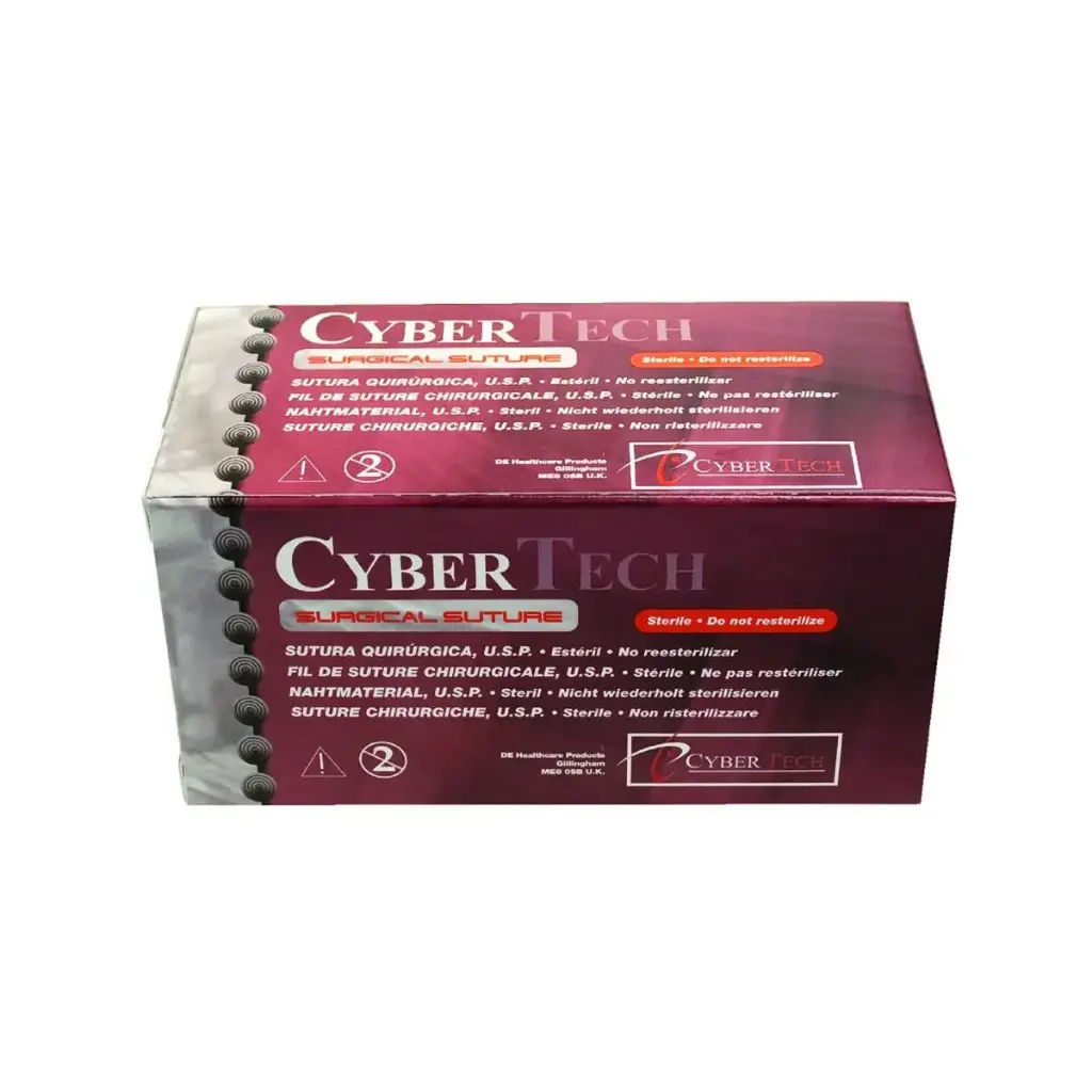 FIL SUTURE (R) 3-0 70CM - (12) - CYBERTECH