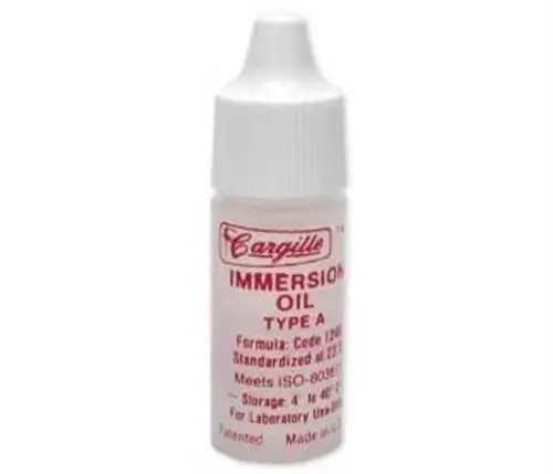 [LENTULO4-21MM] HUILE D'IMMERSION TYPE A POUR MICROSCOPE LEICA / CARGILLE