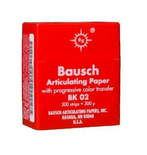 [BK] BK10 PAPIER A ARTICULER ROUGE 200 FEUILLES 384-0039- 40micro -   BAUSCH