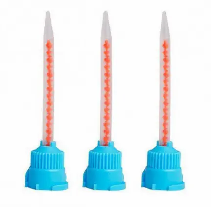 [K3005/50] EMBOUTS MELANGEURS BLUE ET ORANGE 20X(50)  - MEDISTOCK